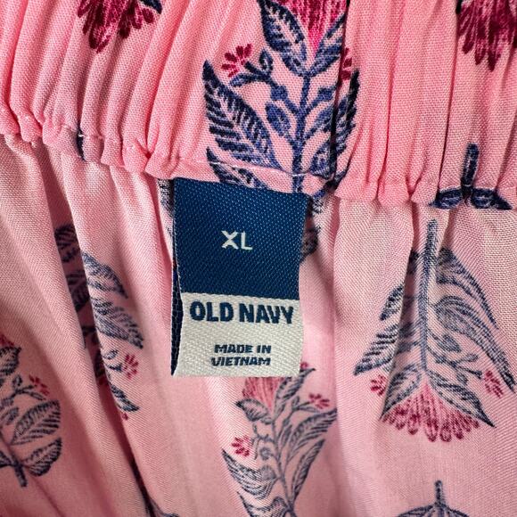 Old Navy Womens size XL Tie Back Ruffle Tiered Ruffle Hem Maxi Dress - Picture 9 of 11